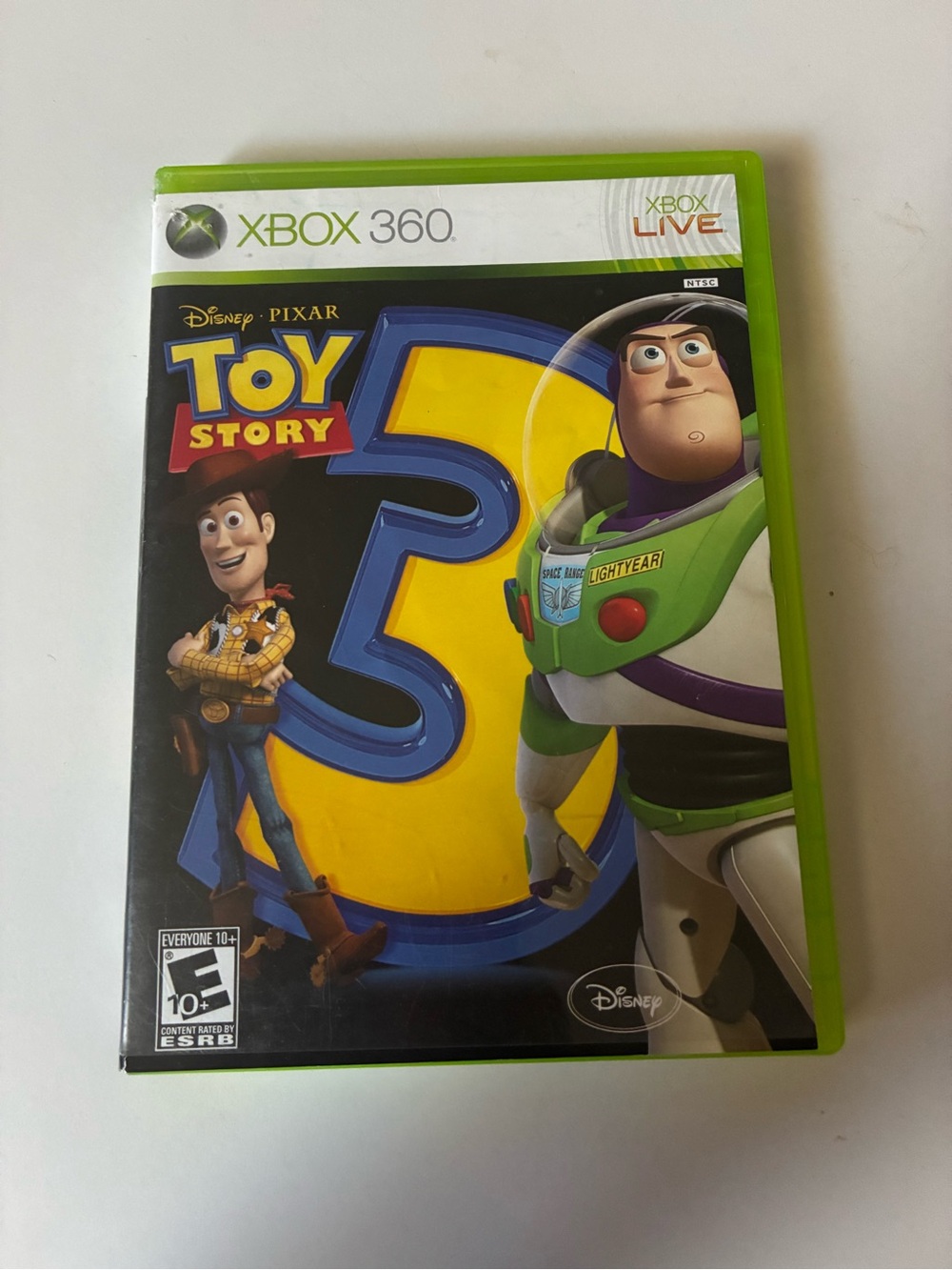Microsoft Toy Story 3 Xbox 360 Game - Black & Neon Green Case